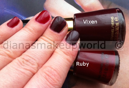 Nail Polish Lottery Club Week 11 - Revlon Vixen & Ruby